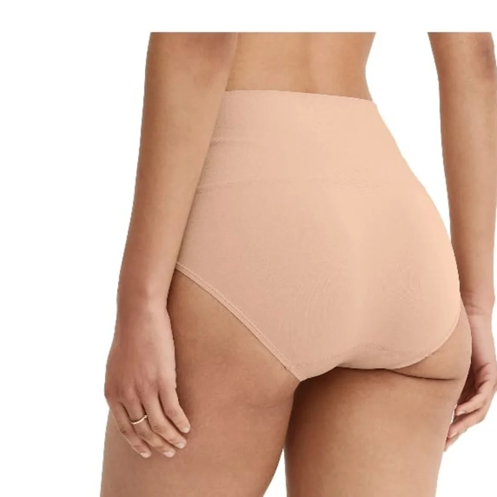 Jockey Women's Beige Tan Mid Waist 2 Pack Briefs - Picture 3 of 16